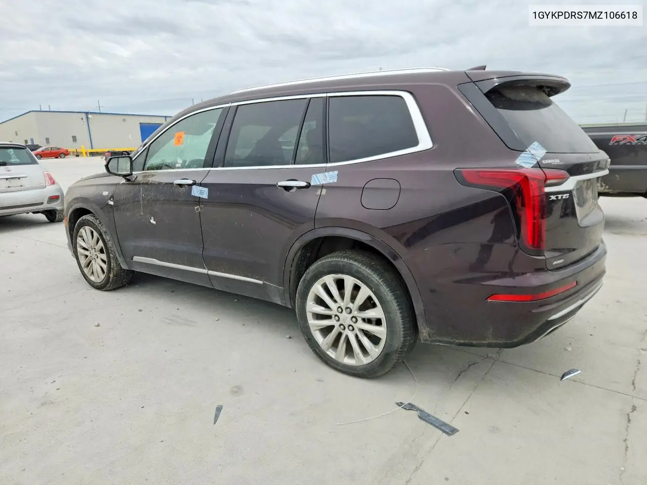 2021 Cadillac Xt6 Premium Luxury VIN: 1GYKPDRS7MZ106618 Lot: 52246716