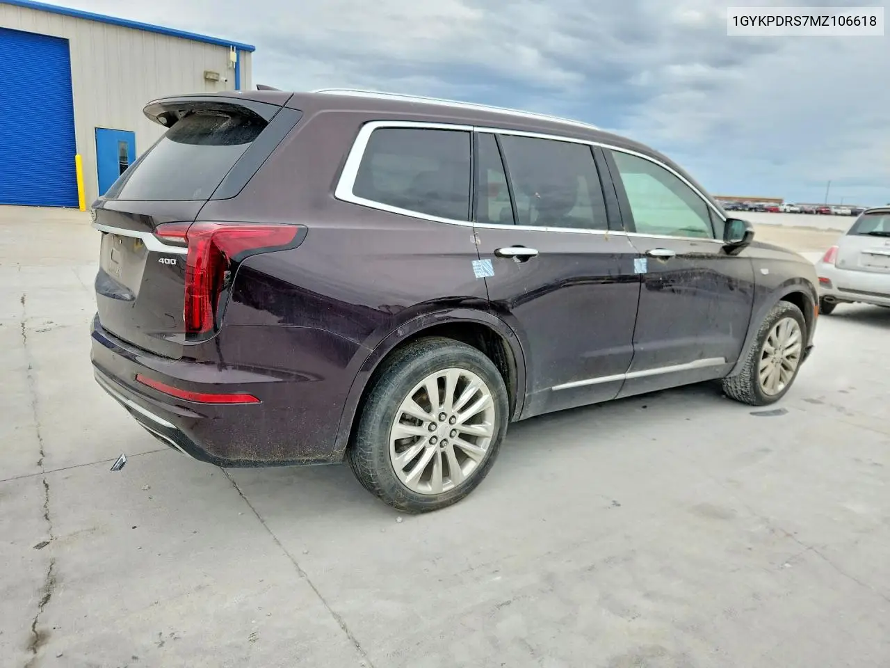 2021 Cadillac Xt6 Premium Luxury VIN: 1GYKPDRS7MZ106618 Lot: 52246716