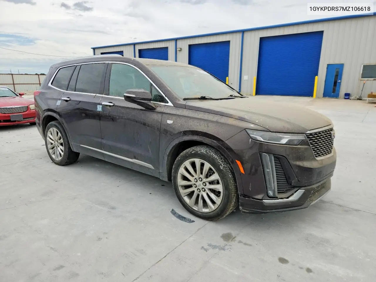2021 Cadillac Xt6 Premium Luxury VIN: 1GYKPDRS7MZ106618 Lot: 52246716