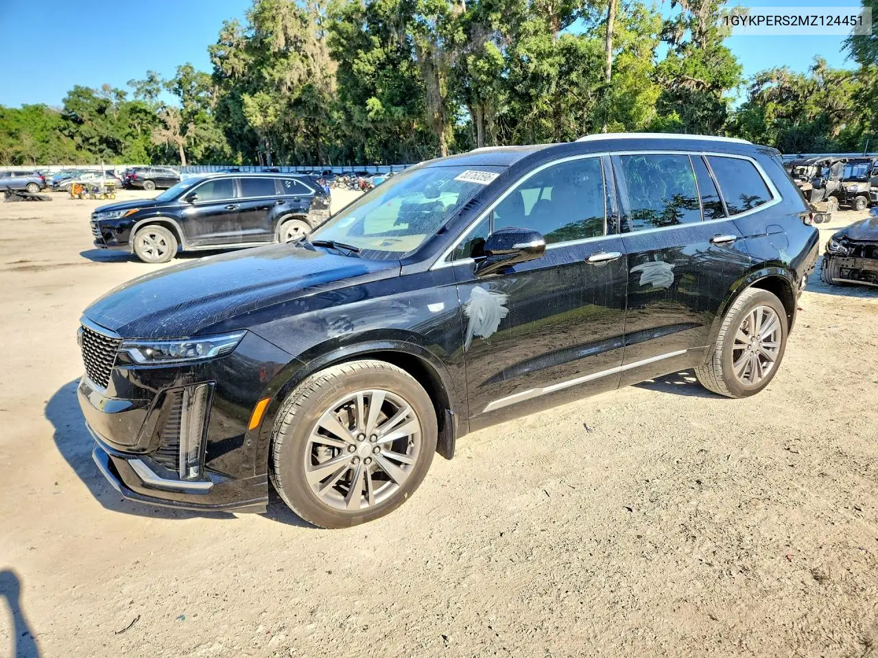 2021 Cadillac Xt6 Platinum Premium Luxury VIN: 1GYKPERS2MZ124451 Lot: 53763596