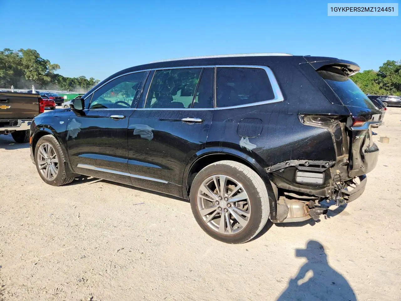 2021 Cadillac Xt6 Platinum Premium Luxury VIN: 1GYKPERS2MZ124451 Lot: 53763596