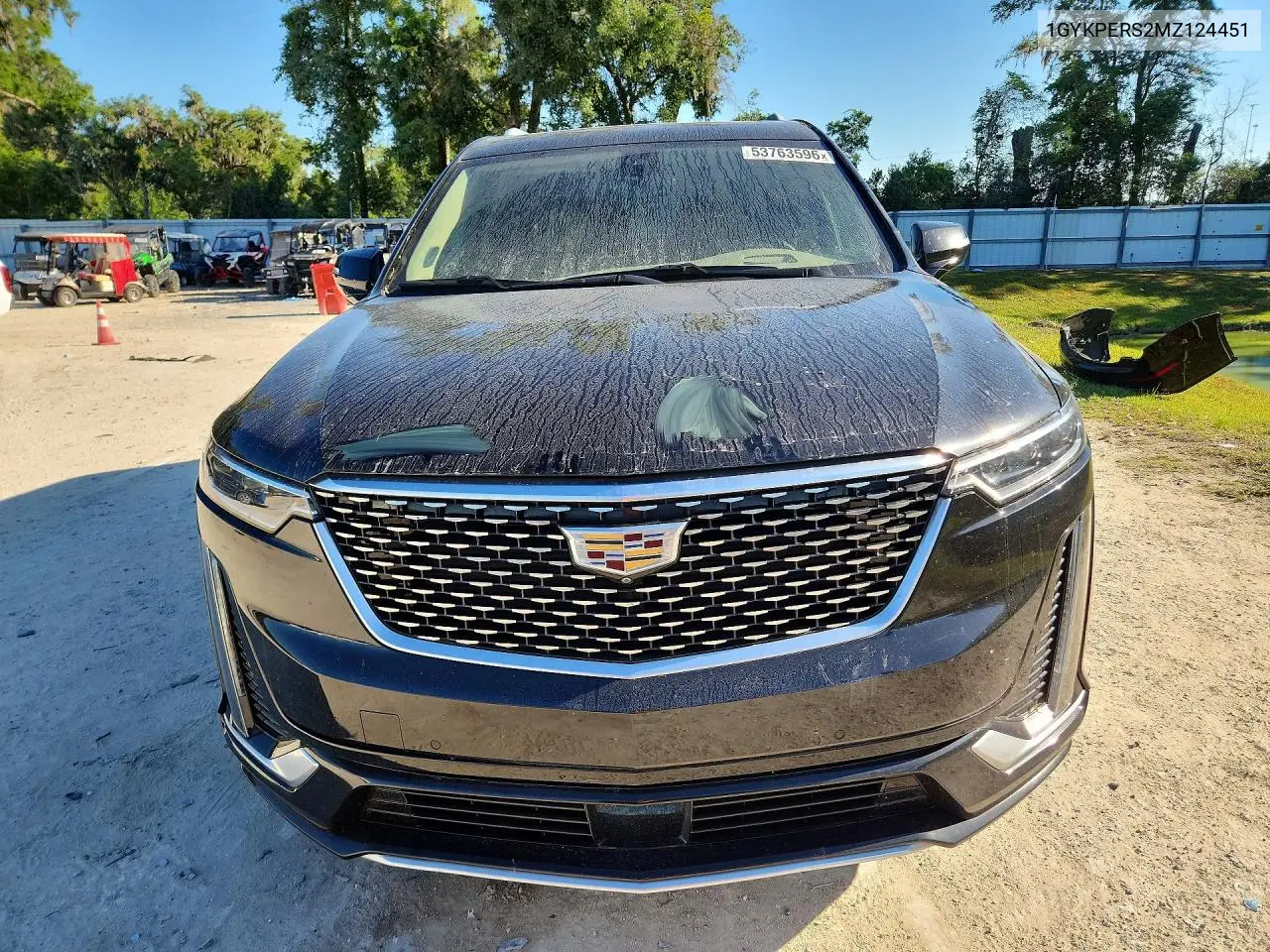 2021 Cadillac Xt6 Platinum Premium Luxury VIN: 1GYKPERS2MZ124451 Lot: 53763596
