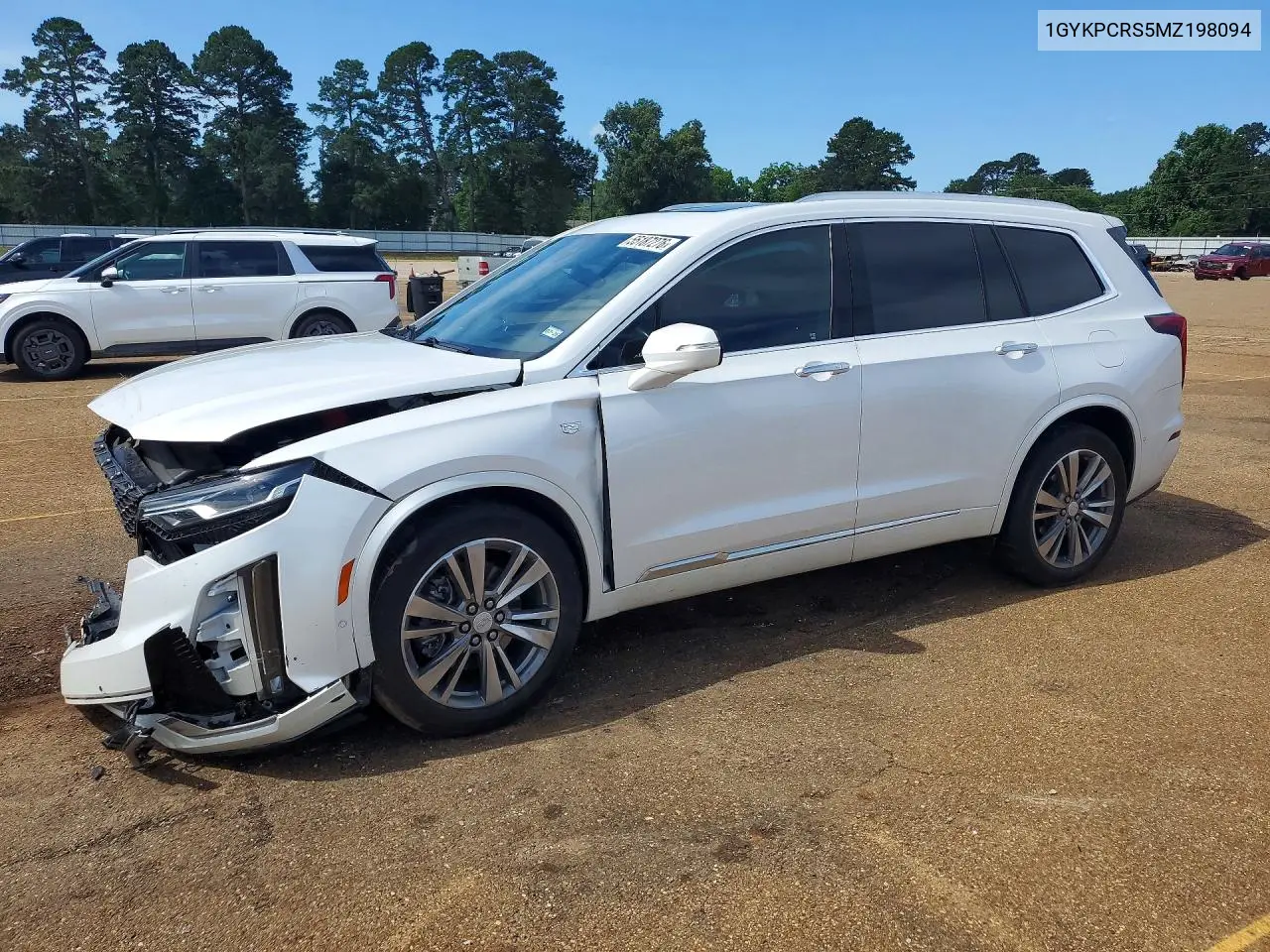 2021 Cadillac Xt6 Premium Luxury VIN: 1GYKPCRS5MZ198094 Lot: 55187276