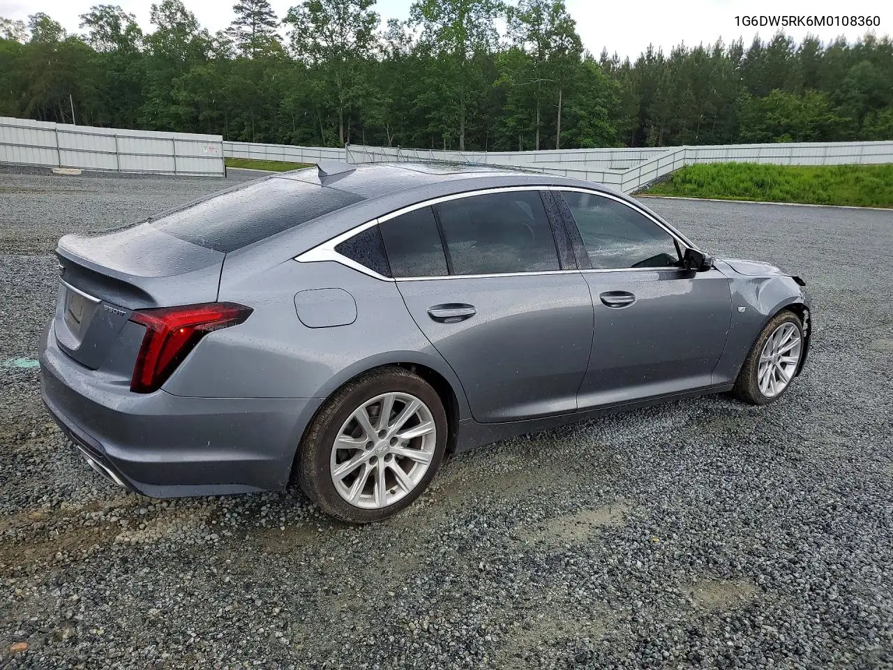 2021 Cadillac Ct5 Luxury VIN: 1G6DW5RK6M0108360 Lot: 55370426