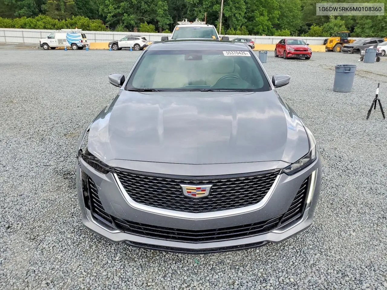 2021 Cadillac Ct5 Luxury VIN: 1G6DW5RK6M0108360 Lot: 55370426