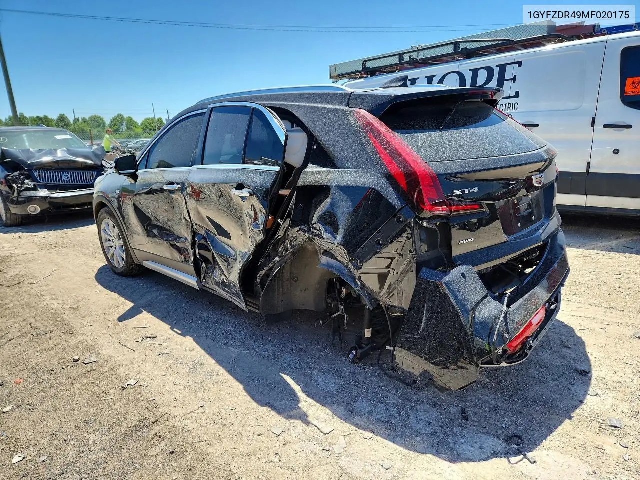 2021 Cadillac Xt4 Premium Luxury VIN: 1GYFZDR49MF020175 Lot: 55614786