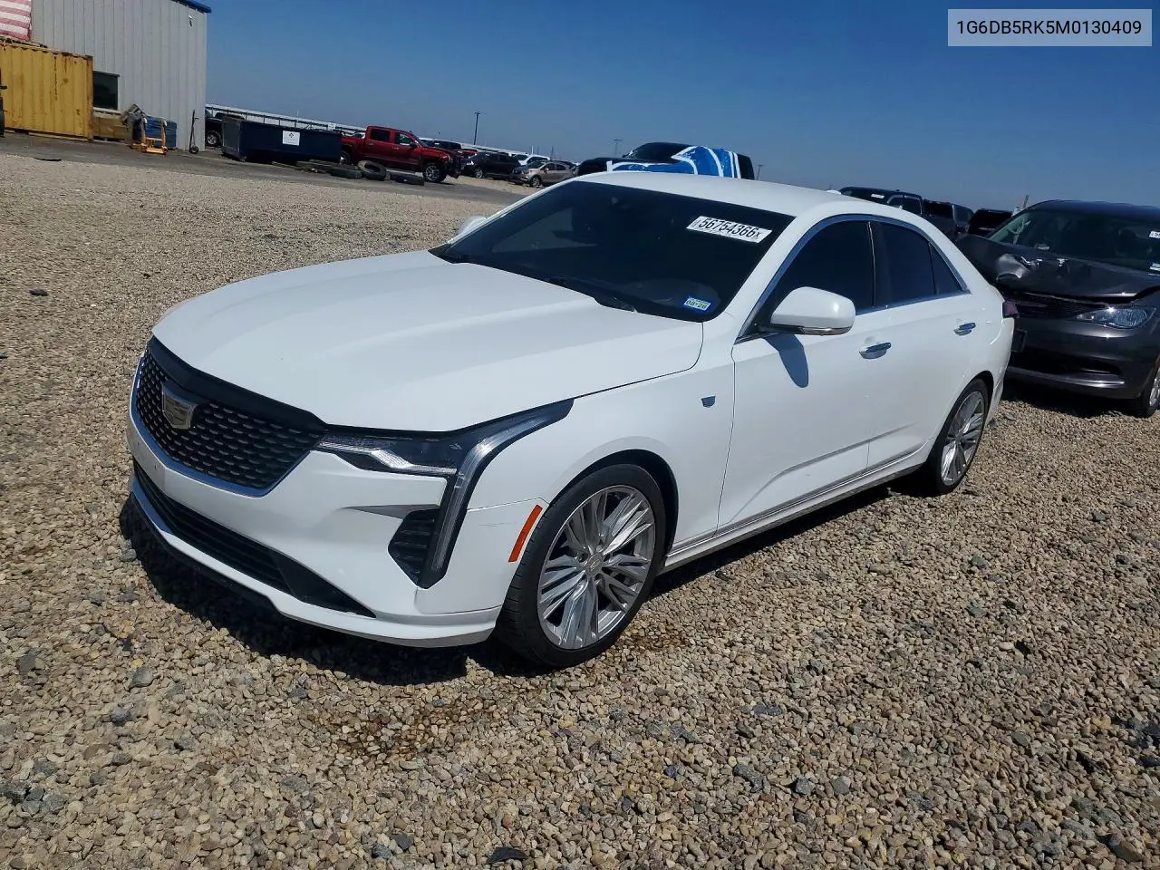 2021 Cadillac Ct4 Premium Luxury VIN: 1G6DB5RK5M0130409 Lot: 56754366
