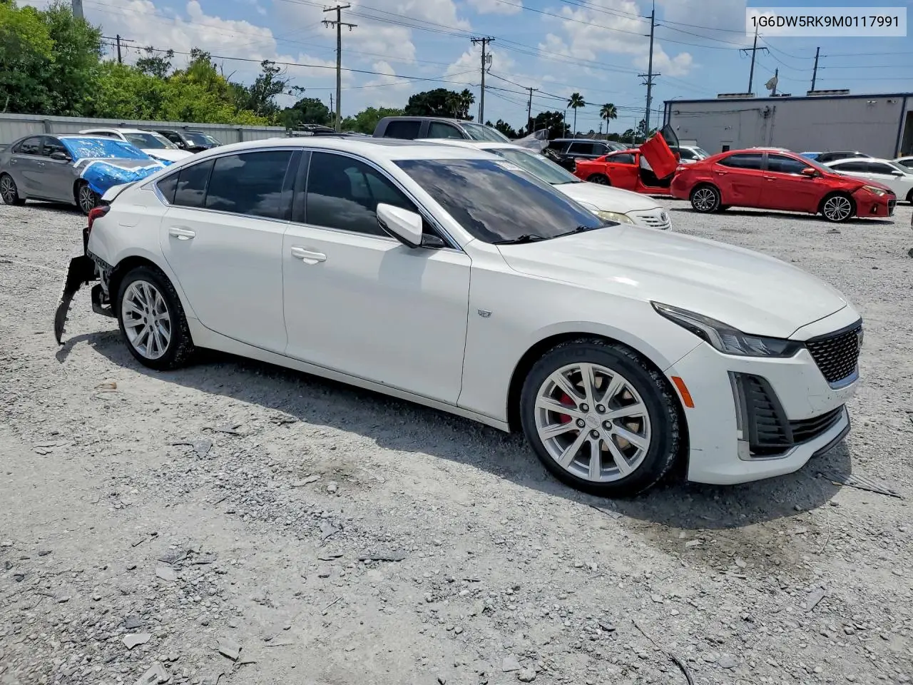 2021 Cadillac Ct5 Luxury VIN: 1G6DW5RK9M0117991 Lot: 57663416