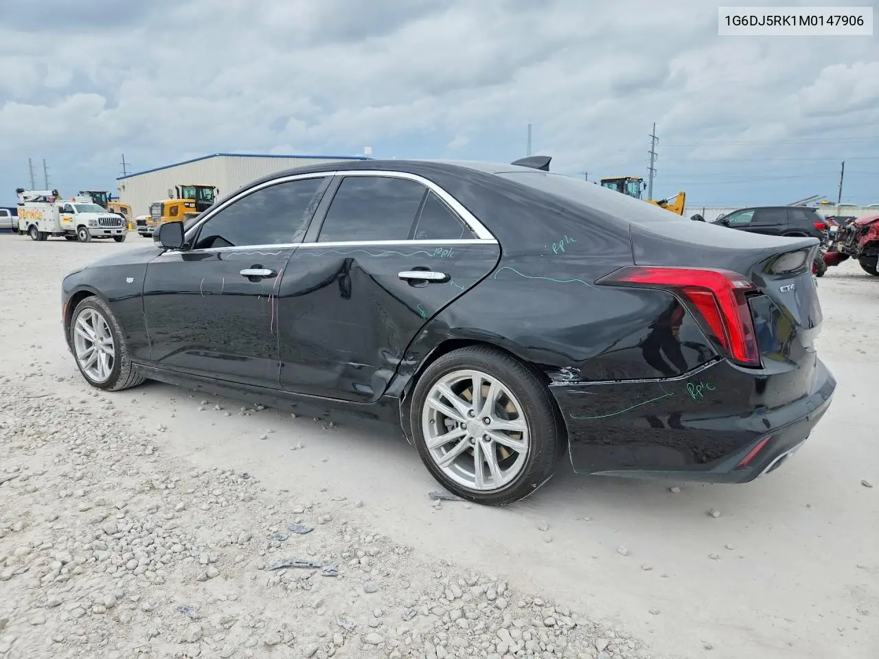 2021 Cadillac Ct4 Luxury VIN: 1G6DJ5RK1M0147906 Lot: 57711796