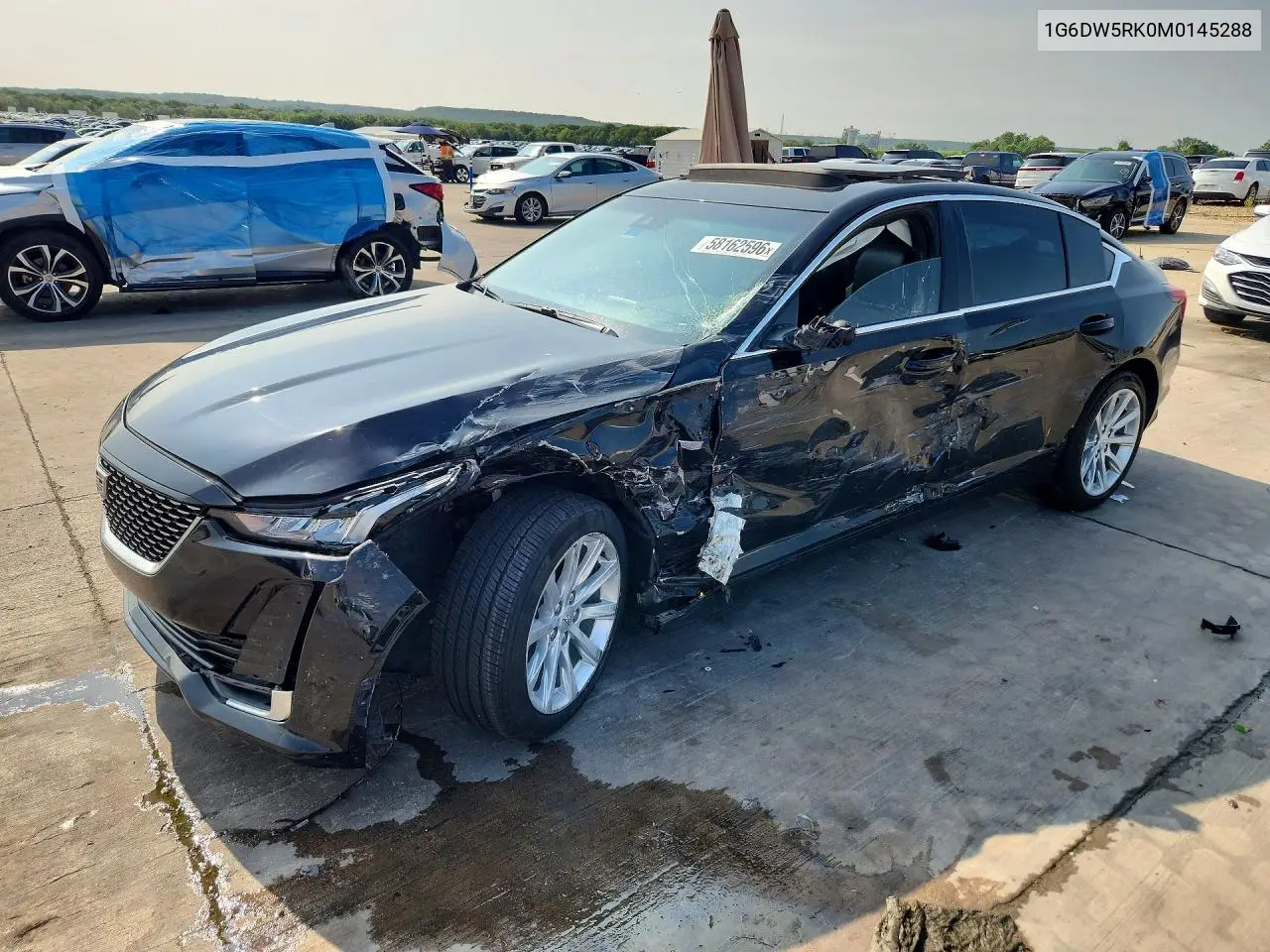 2021 Cadillac Ct5 Luxury VIN: 1G6DW5RK0M0145288 Lot: 58162596