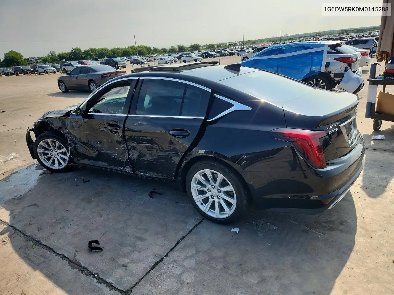 2021 Cadillac Ct5 Luxury VIN: 1G6DW5RK0M0145288 Lot: 58162596