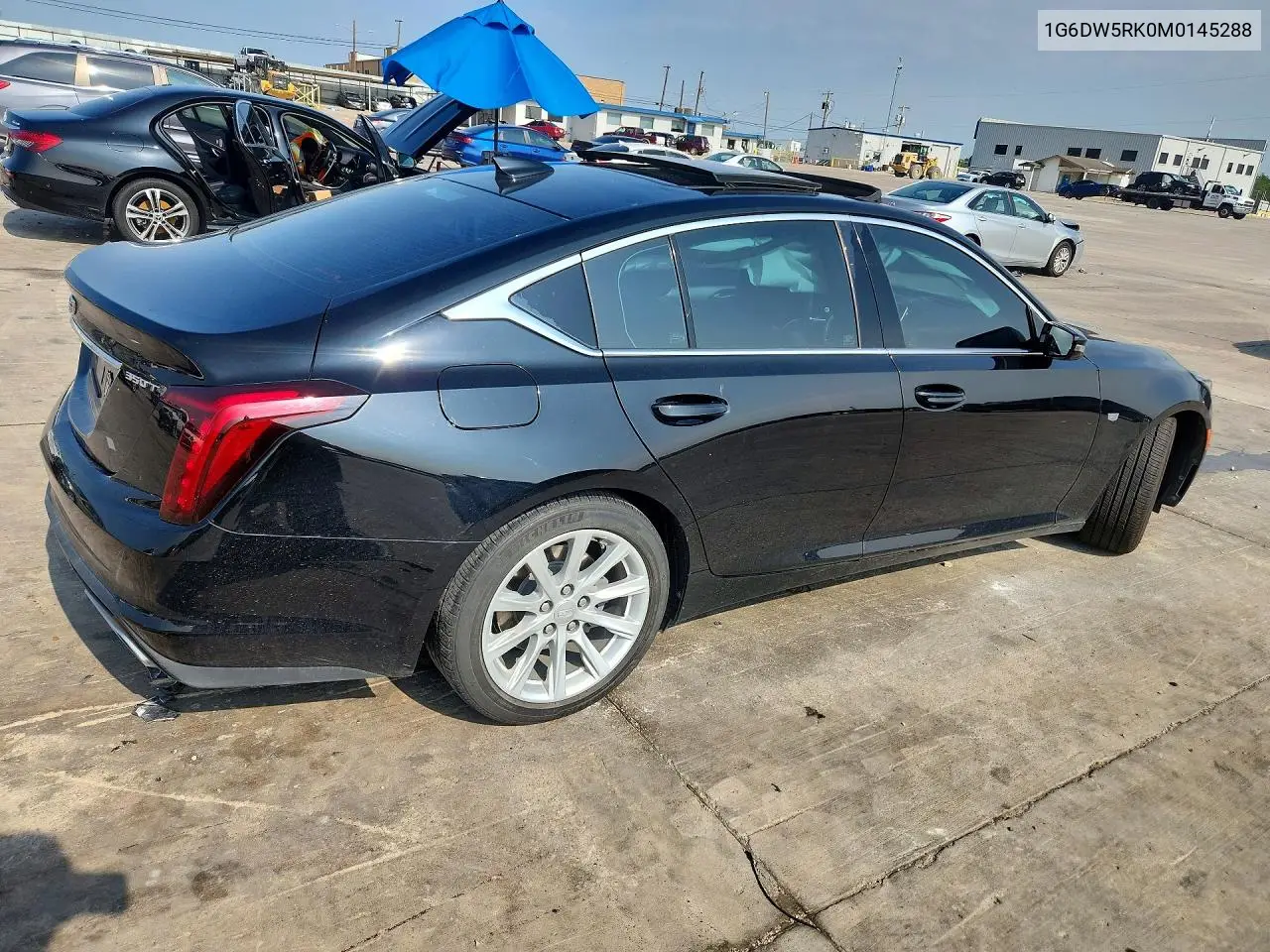 2021 Cadillac Ct5 Luxury VIN: 1G6DW5RK0M0145288 Lot: 58162596