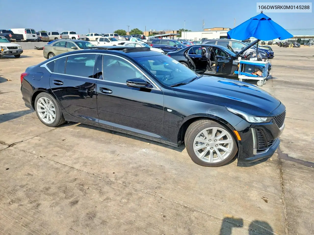2021 Cadillac Ct5 Luxury VIN: 1G6DW5RK0M0145288 Lot: 58162596