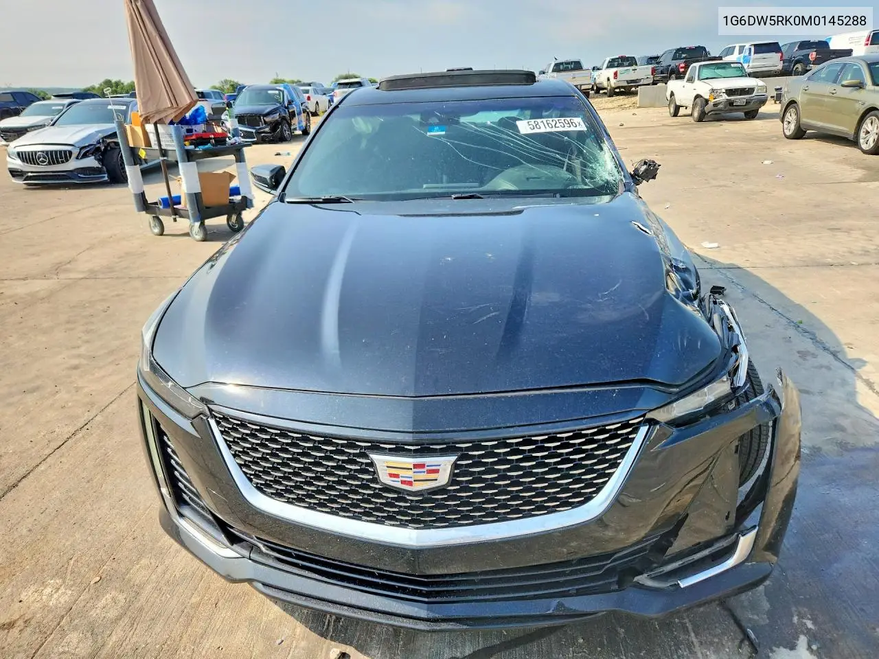 2021 Cadillac Ct5 Luxury VIN: 1G6DW5RK0M0145288 Lot: 58162596