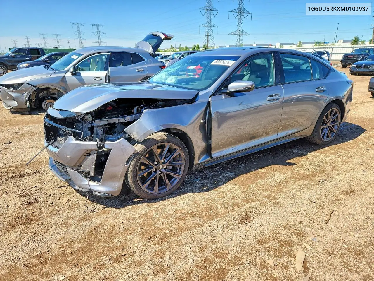 2021 Cadillac Ct5 Sport VIN: 1G6DU5RKXM0109937 Lot: 58578276