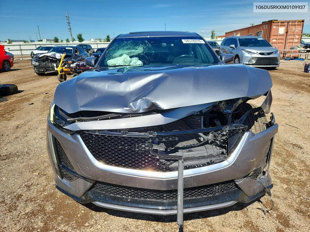 2021 Cadillac Ct5 Sport VIN: 1G6DU5RKXM0109937 Lot: 58578276