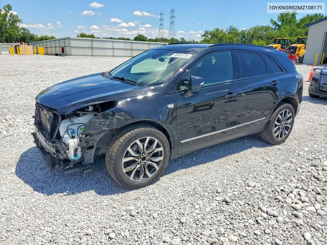 2021 Cadillac Xt5 Sport VIN: 1GYKNGRS2MZ108171 Lot: 58640716