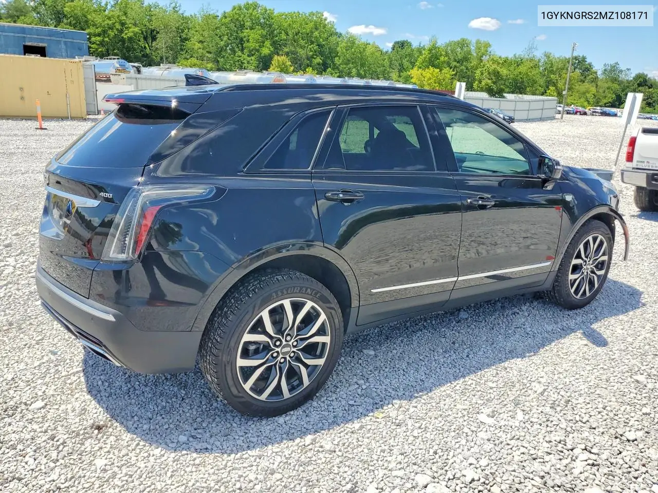 2021 Cadillac Xt5 Sport VIN: 1GYKNGRS2MZ108171 Lot: 58640716