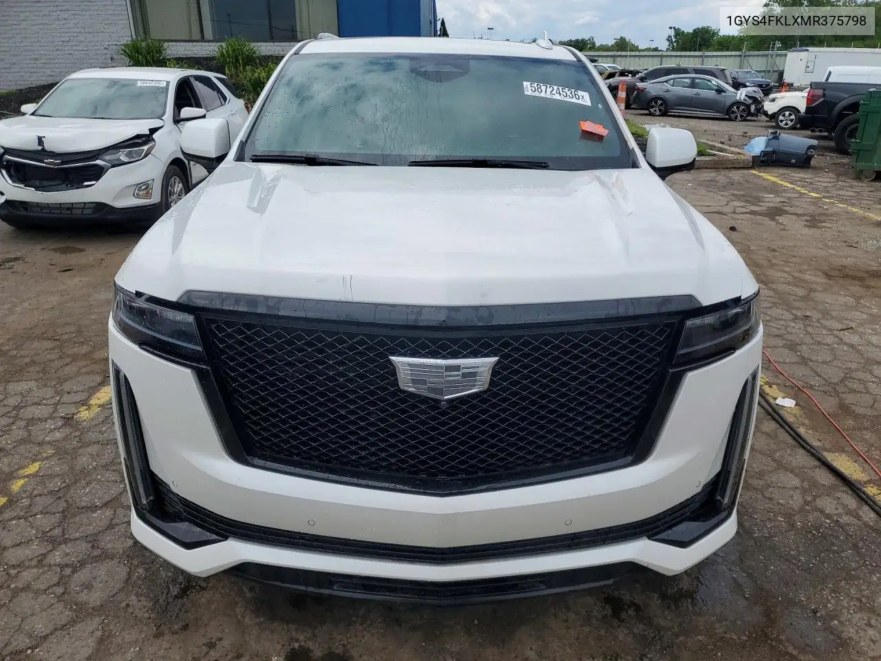 2021 Cadillac Escalade Sport VIN: 1GYS4FKLXMR375798 Lot: 58724536