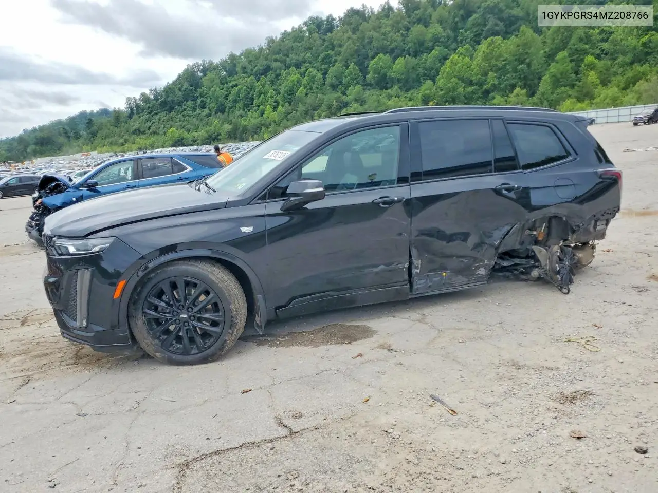 2021 Cadillac Xt6 Sport VIN: 1GYKPGRS4MZ208766 Lot: 58762126