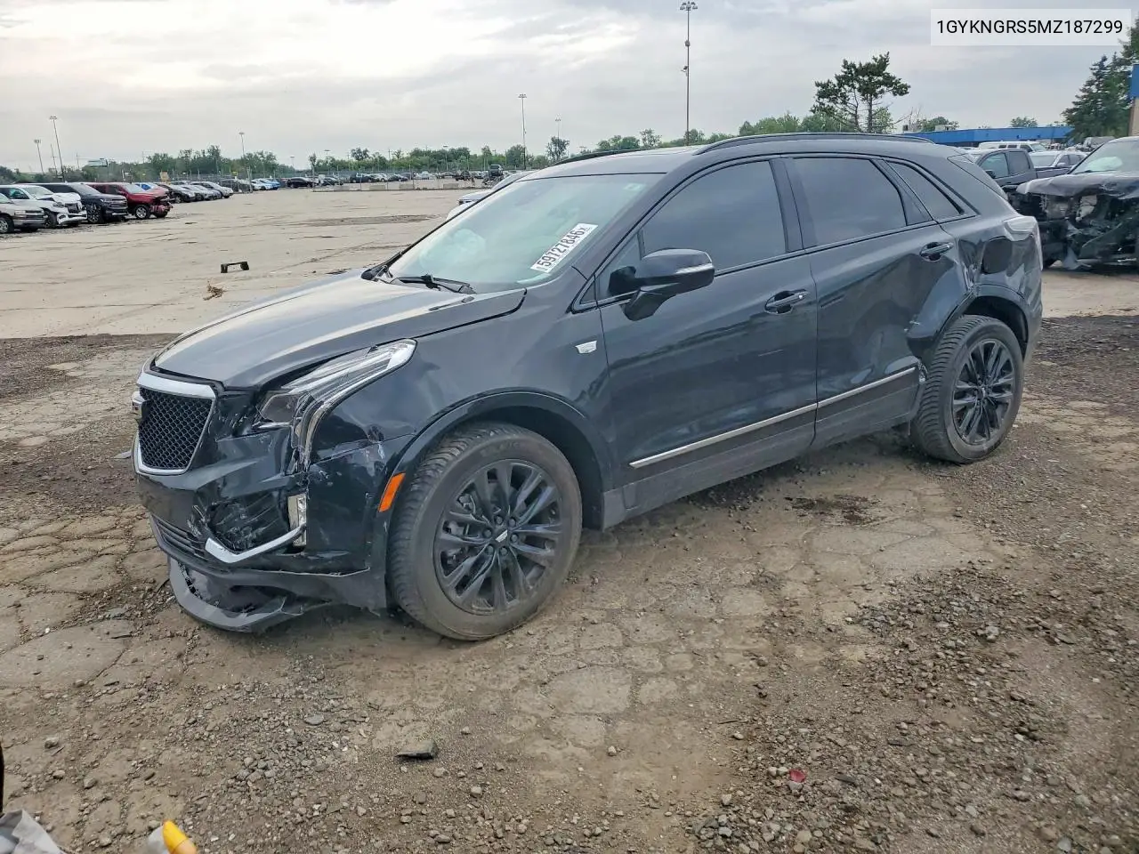 2021 Cadillac Xt5 Sport VIN: 1GYKNGRS5MZ187299 Lot: 59727846