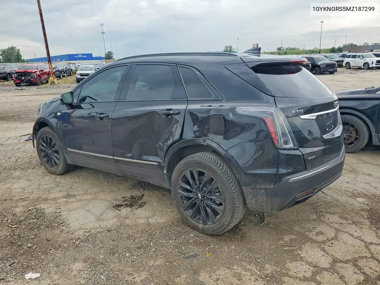 2021 Cadillac Xt5 Sport VIN: 1GYKNGRS5MZ187299 Lot: 59727846
