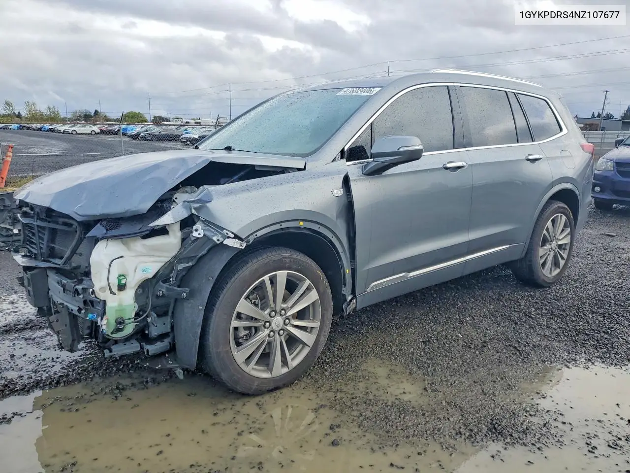 2022 Cadillac Xt6 Premium Luxury VIN: 1GYKPDRS4NZ107677 Lot: 47602406