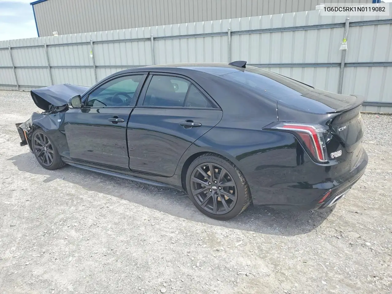 2022 Cadillac Ct4 Sport VIN: 1G6DC5RK1N0119082 Lot: 48240346