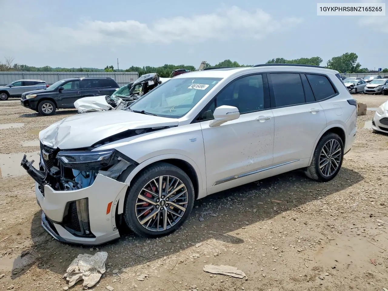 2022 Cadillac Xt6 Sport Platinum VIN: 1GYKPHRS8NZ165265 Lot: 53616496