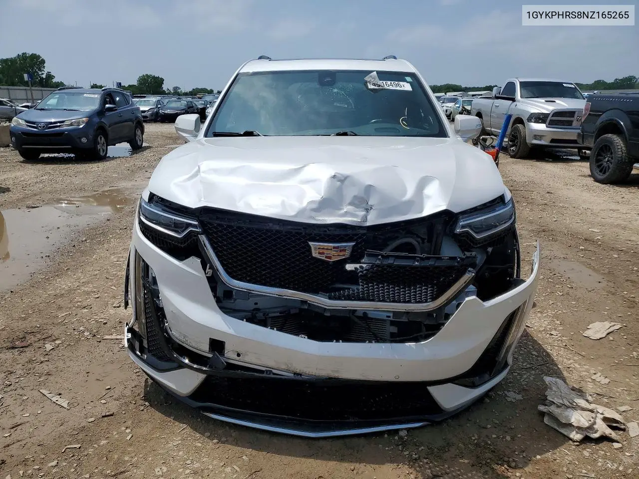 2022 Cadillac Xt6 Sport Platinum VIN: 1GYKPHRS8NZ165265 Lot: 53616496