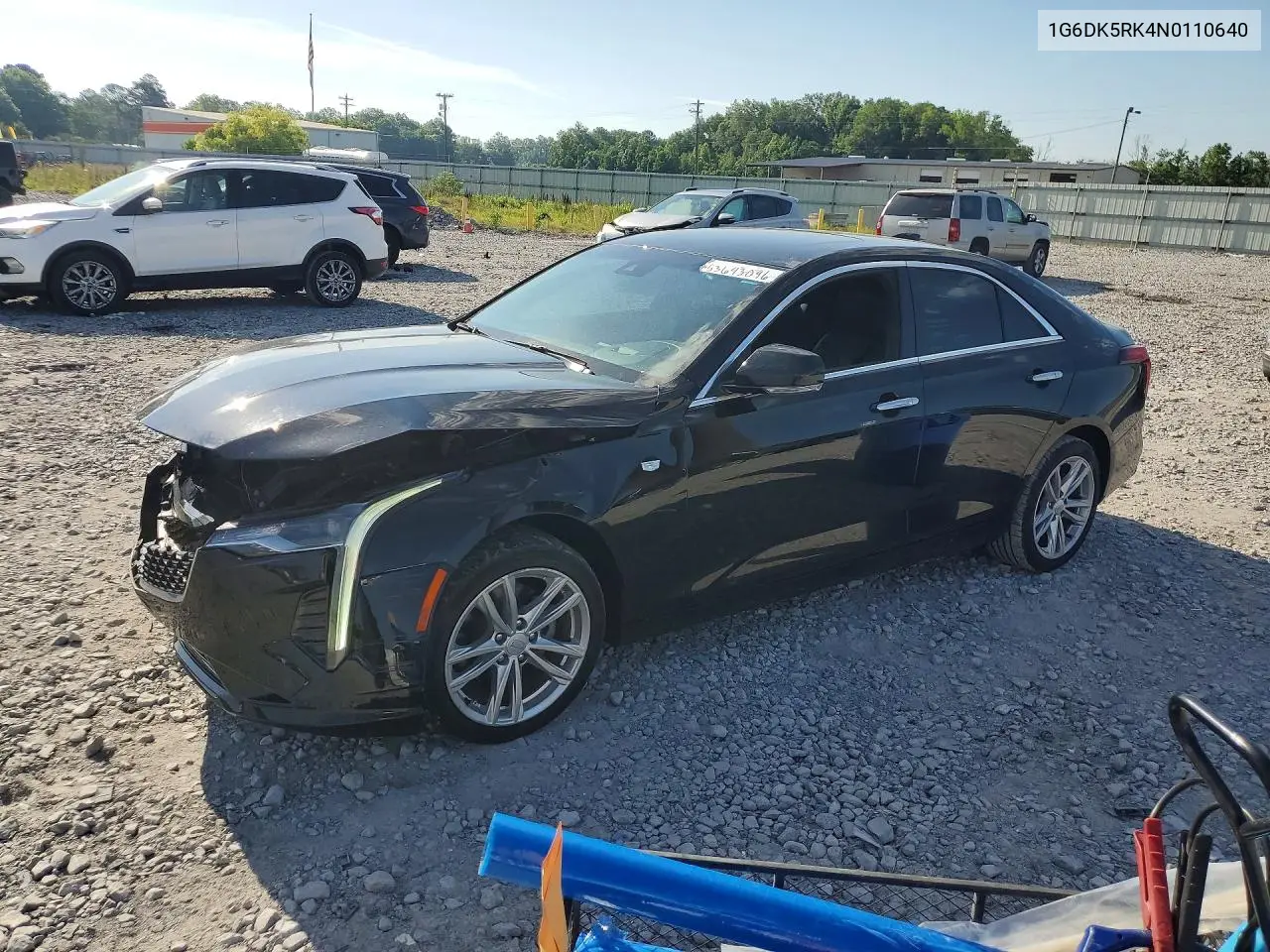 2022 Cadillac Ct4 Luxury VIN: 1G6DK5RK4N0110640 Lot: 53643096