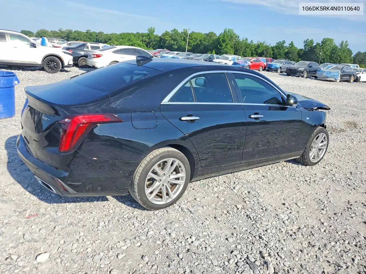 2022 Cadillac Ct4 Luxury VIN: 1G6DK5RK4N0110640 Lot: 53643096