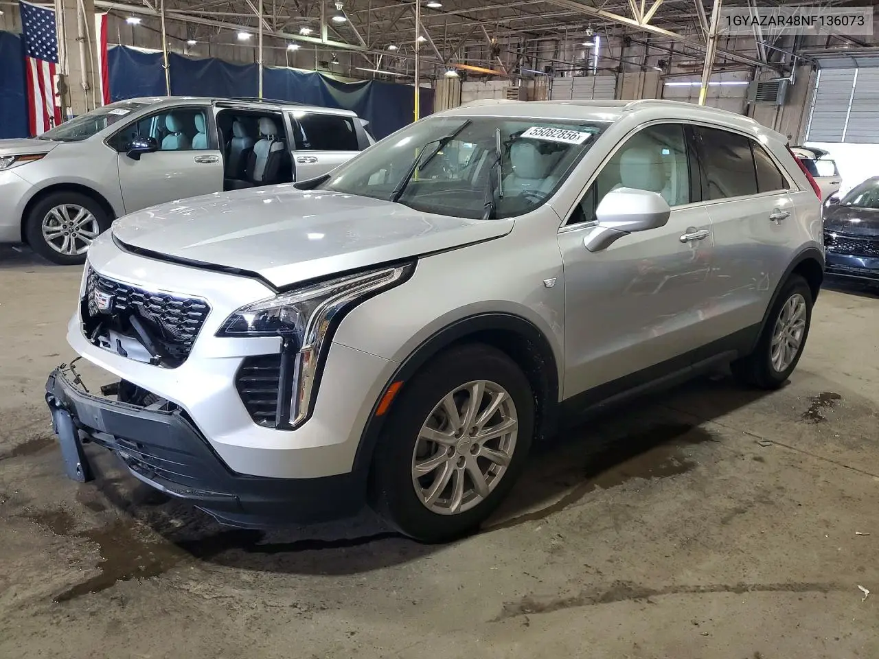 2022 Cadillac Xt4 Luxury VIN: 1GYAZAR48NF136073 Lot: 55082856
