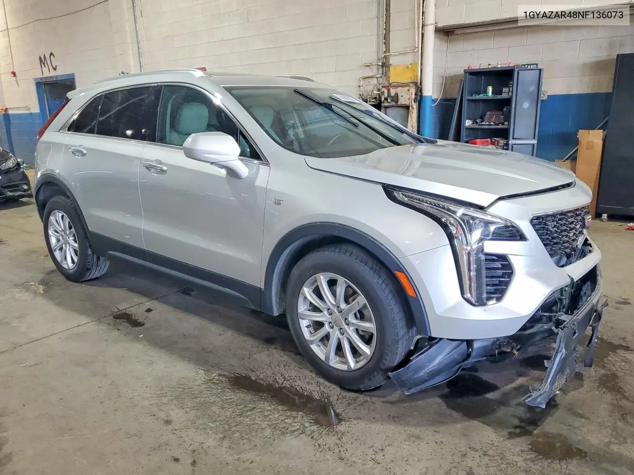 2022 Cadillac Xt4 Luxury VIN: 1GYAZAR48NF136073 Lot: 55082856
