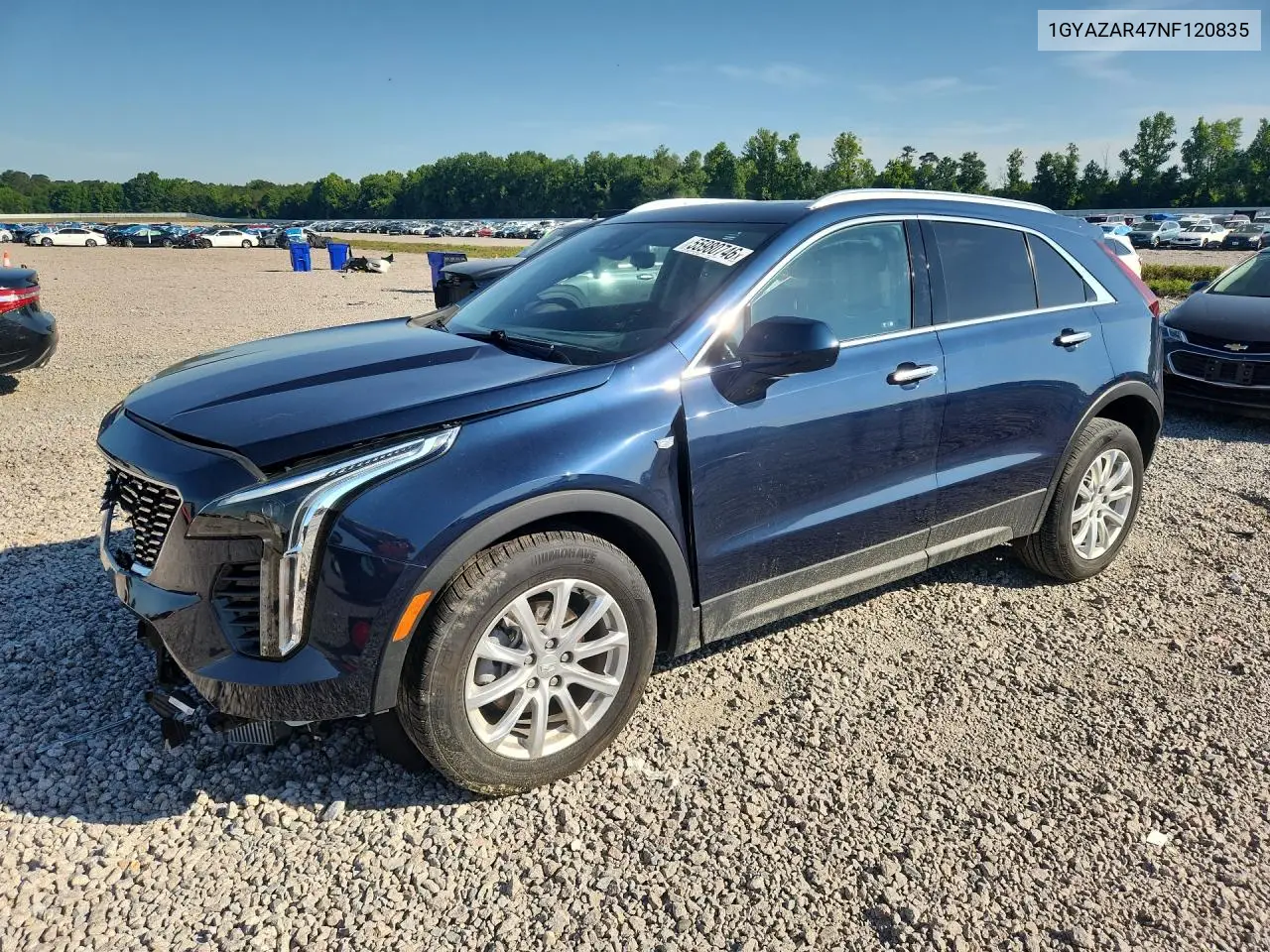 2022 Cadillac Xt4 Luxury VIN: 1GYAZAR47NF120835 Lot: 55980746