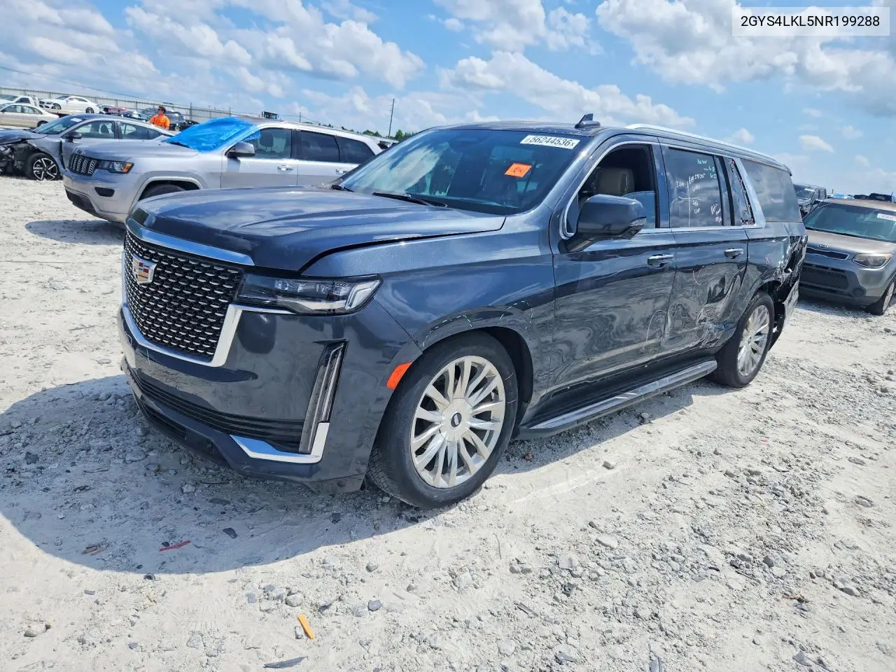 2022 Cadillac Escalade Esv Sport VIN: 1GYS4LKL5NR199288 Lot: 56244536