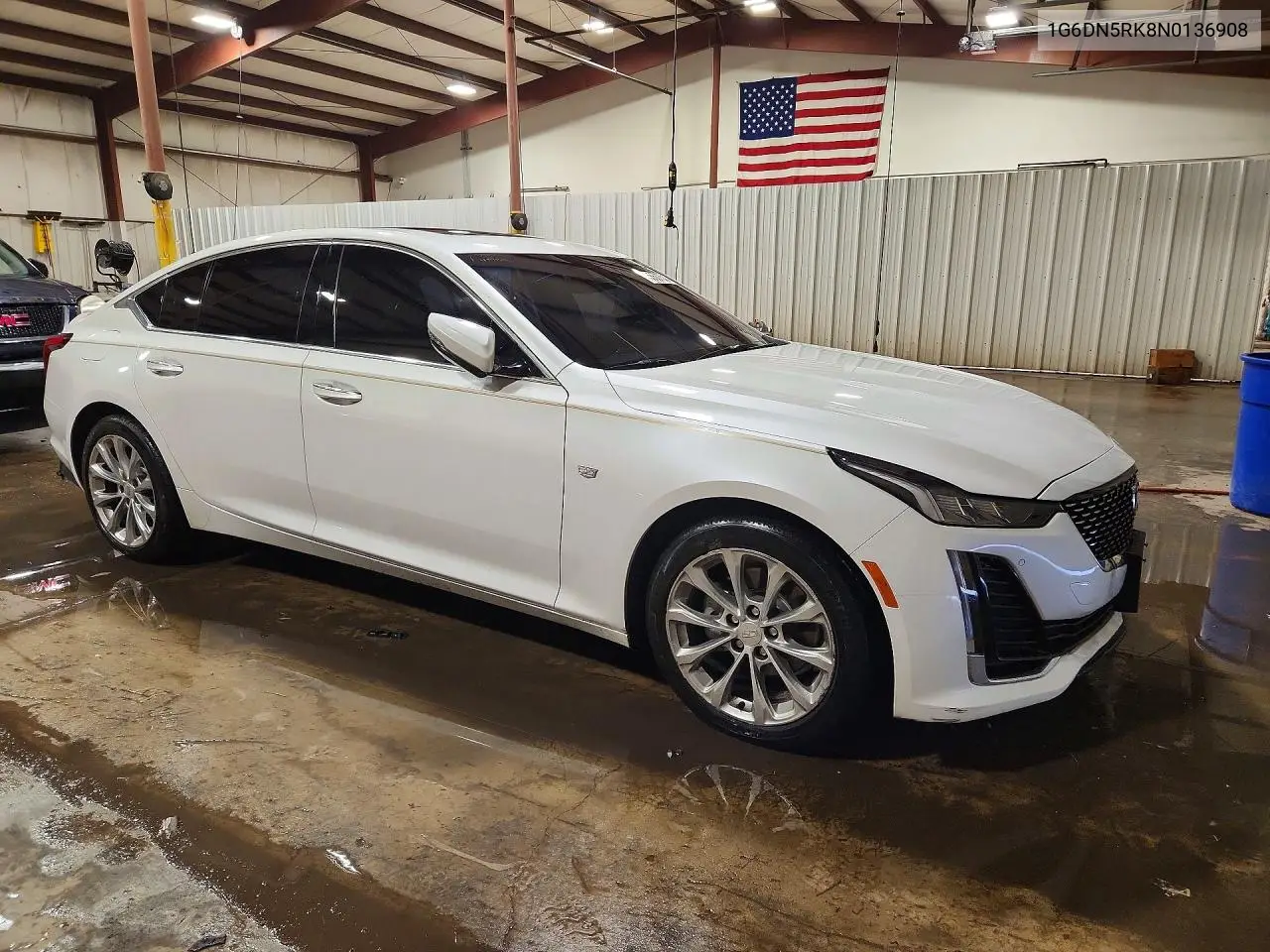 2022 Cadillac Ct5 Premium Luxury VIN: 1G6DN5RK8N0136908 Lot: 56607536