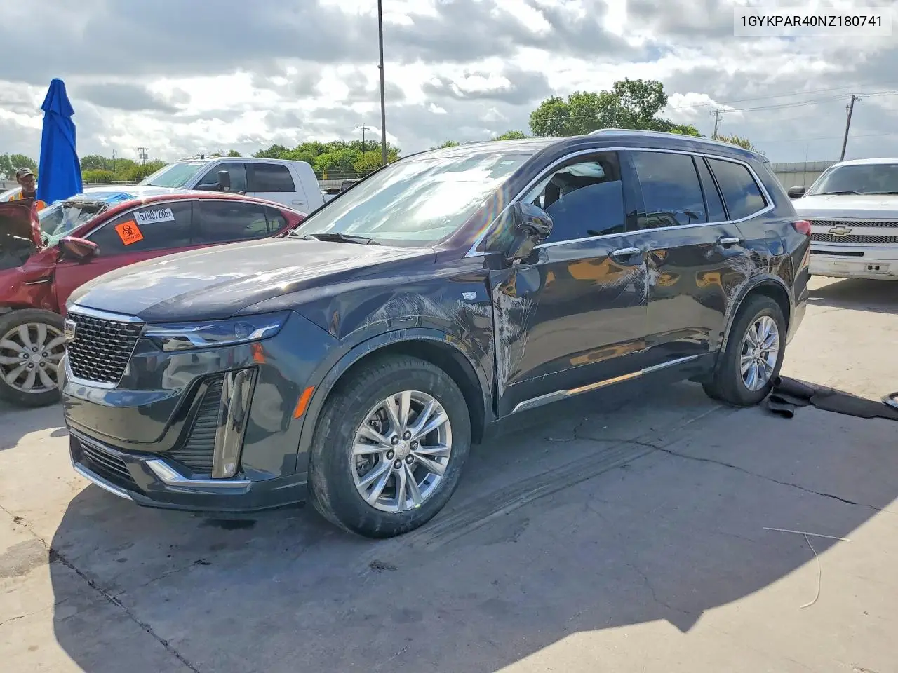 2022 Cadillac Xt6 Luxury VIN: 1GYKPAR40NZ180741 Lot: 56694436