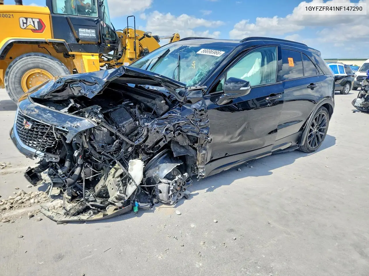 2022 Cadillac Xt4 Sport VIN: 1GYFZFR41NF147290 Lot: 56696966