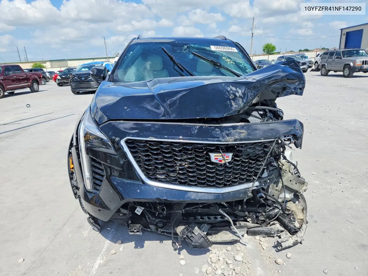 2022 Cadillac Xt4 Sport VIN: 1GYFZFR41NF147290 Lot: 56696966
