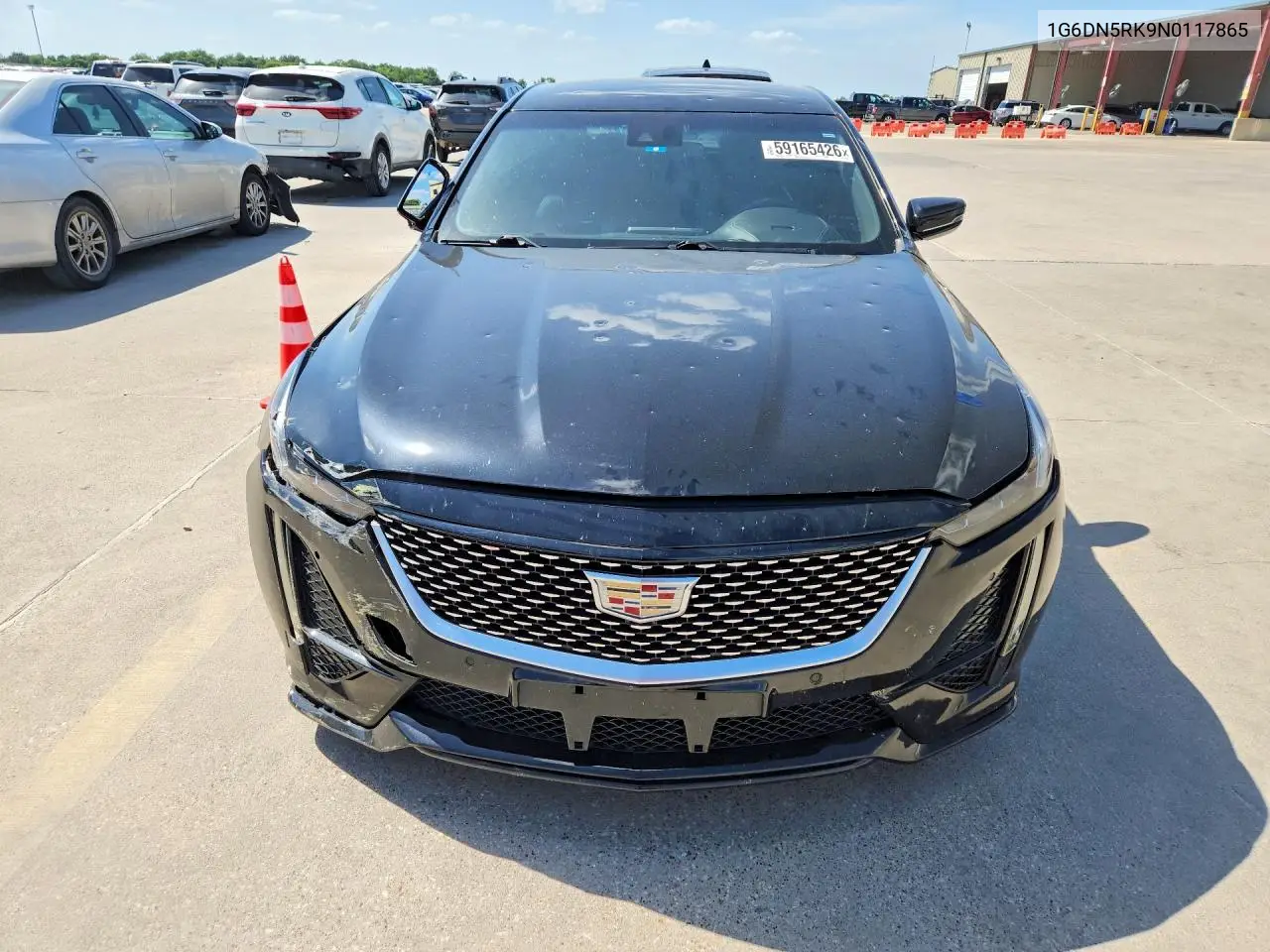 2022 Cadillac Ct5 Premium Luxury VIN: 1G6DN5RK9N0117865 Lot: 59165426