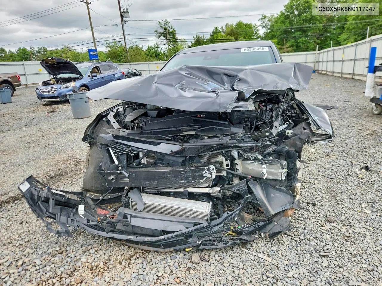2022 Cadillac Ct5 Luxury VIN: 1G6DX5RK8N0117947 Lot: 59305066