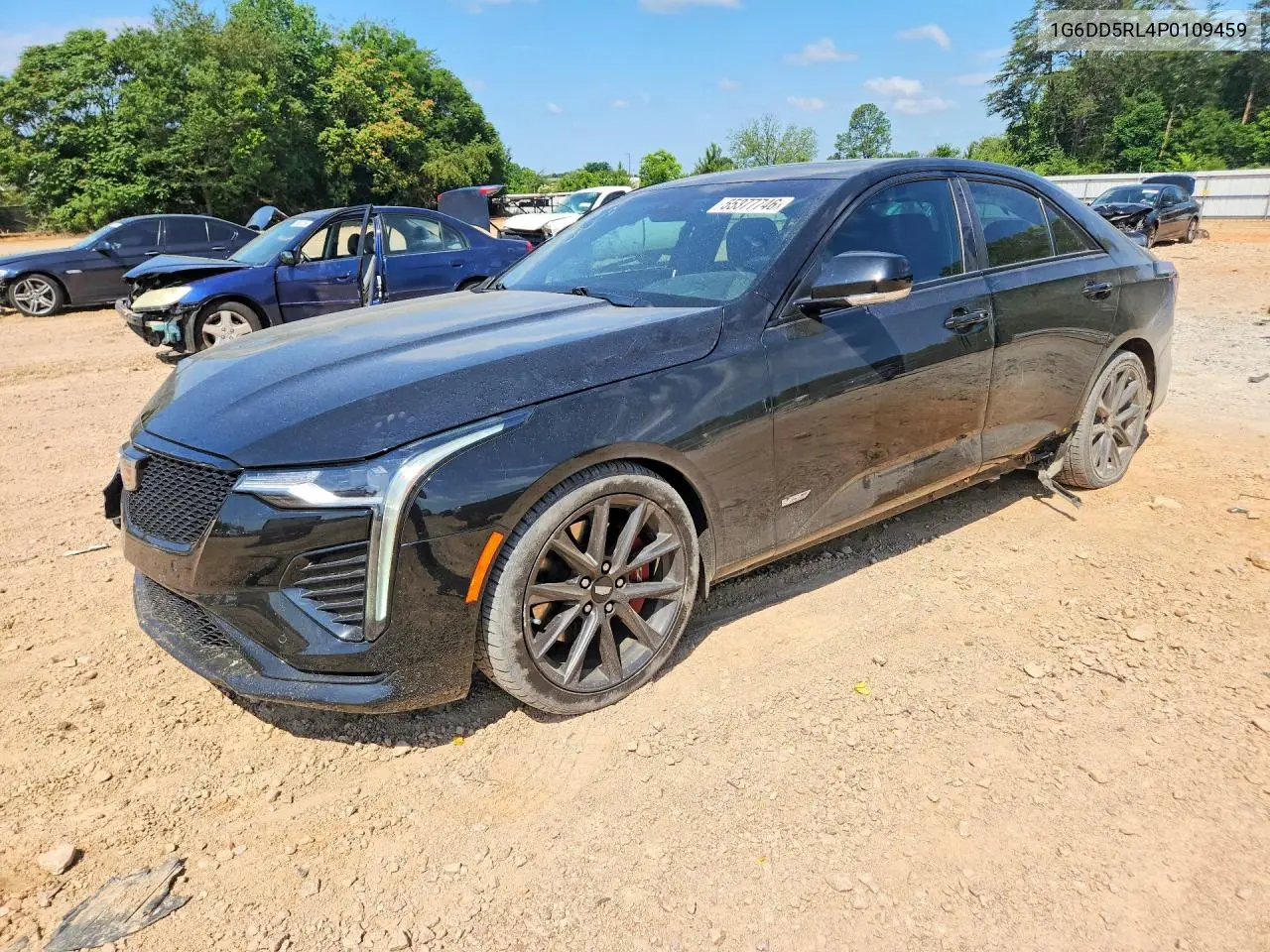 2023 Cadillac Ct4-V VIN: 1G6DD5RL4P0109459 Lot: 55377746