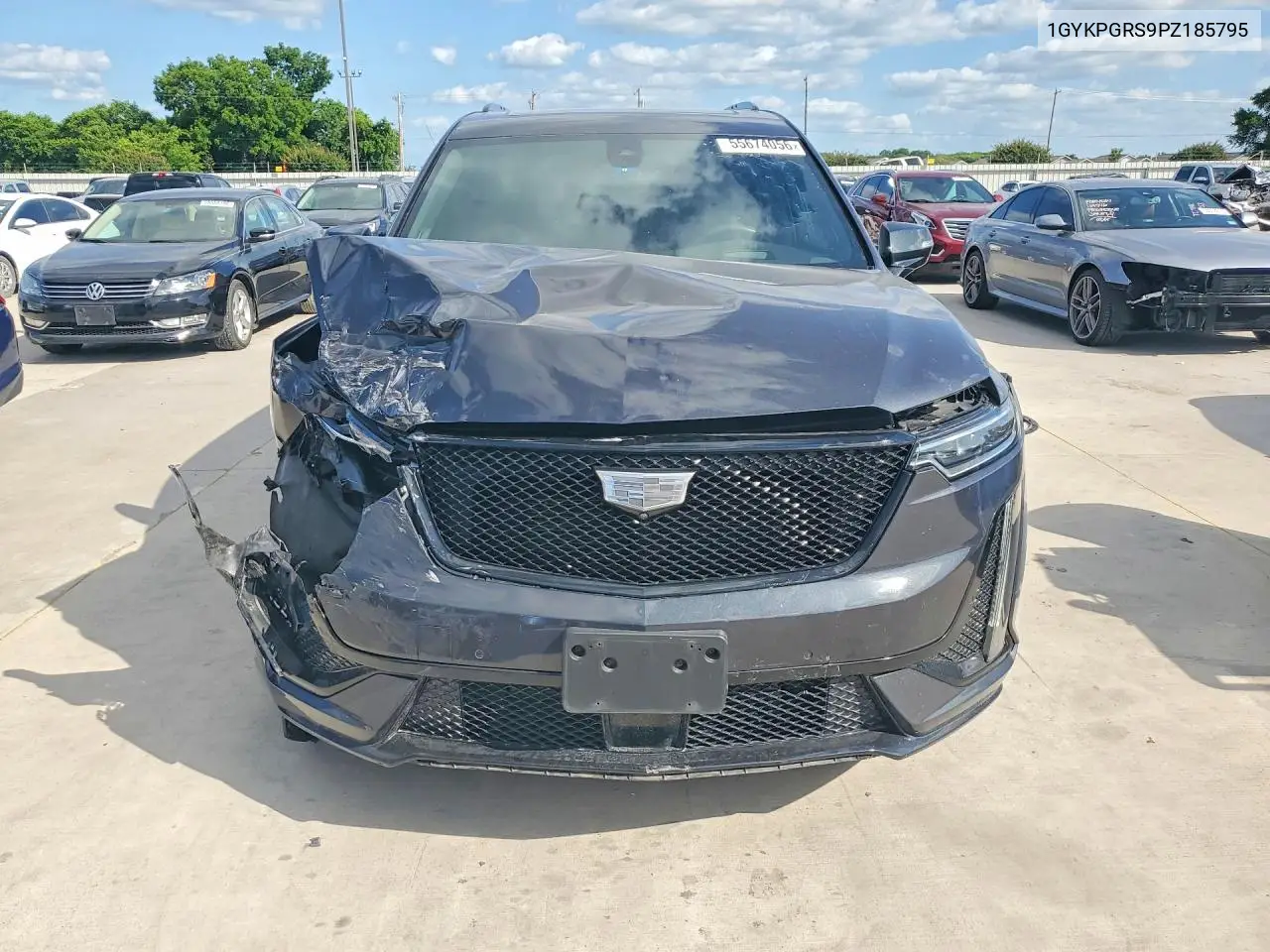 2023 Cadillac Xt6 Sport VIN: 1GYKPGRS9PZ185795 Lot: 55674056