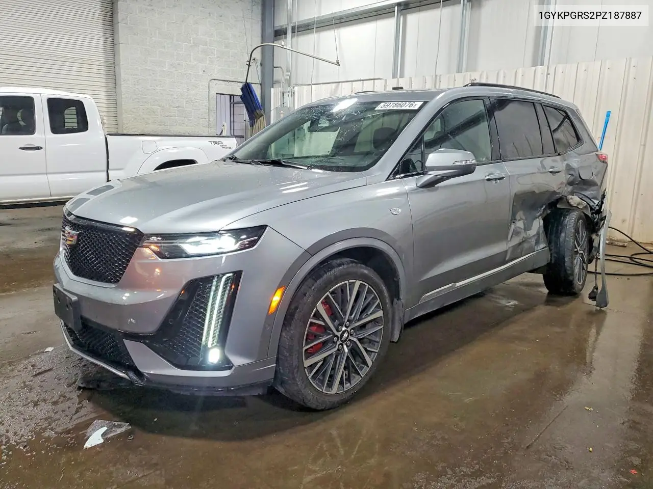 2023 Cadillac Xt6 Sport VIN: 1GYKPGRS2PZ187887 Lot: 59786076