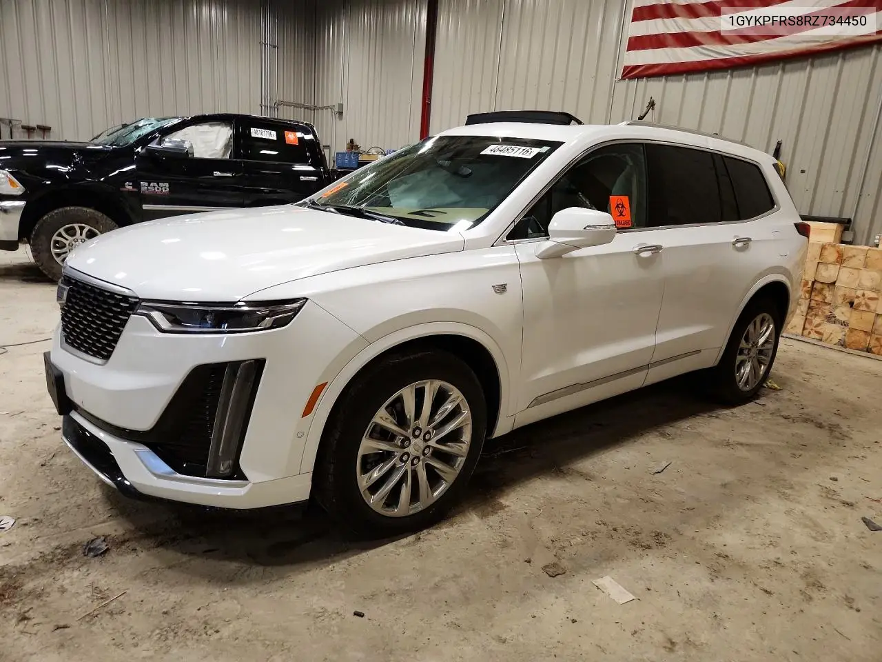 2024 Cadillac Xt6 Platinum Premium Luxury VIN: 1GYKPFRS8RZ734450 Lot: 48485116