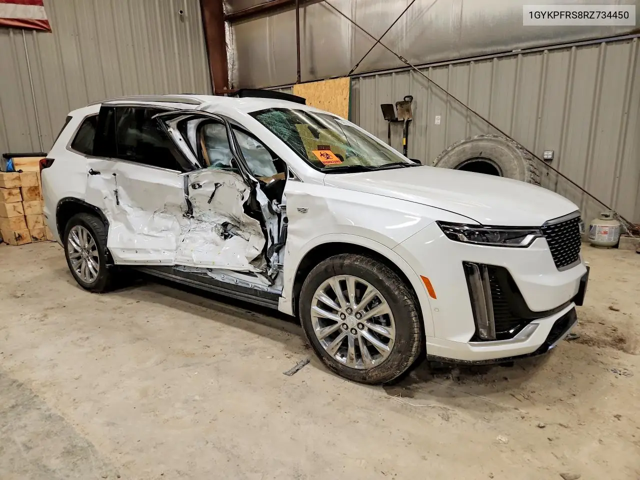 2024 Cadillac Xt6 Platinum Premium Luxury VIN: 1GYKPFRS8RZ734450 Lot: 48485116