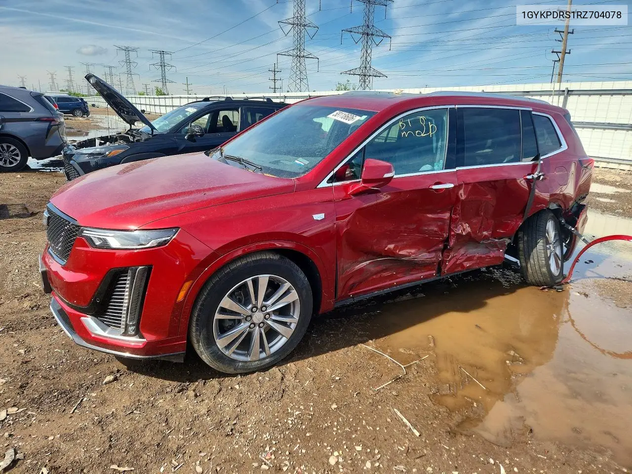 2024 Cadillac Xt6 Premium Luxury VIN: 1GYKPDRS1RZ704078 Lot: 58118606