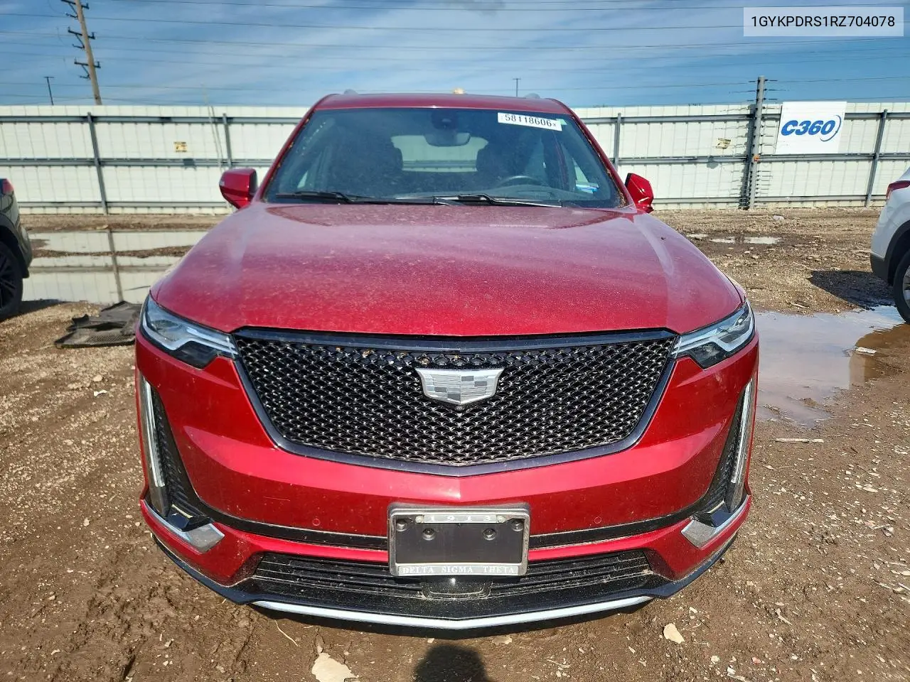 2024 Cadillac Xt6 Premium Luxury VIN: 1GYKPDRS1RZ704078 Lot: 58118606