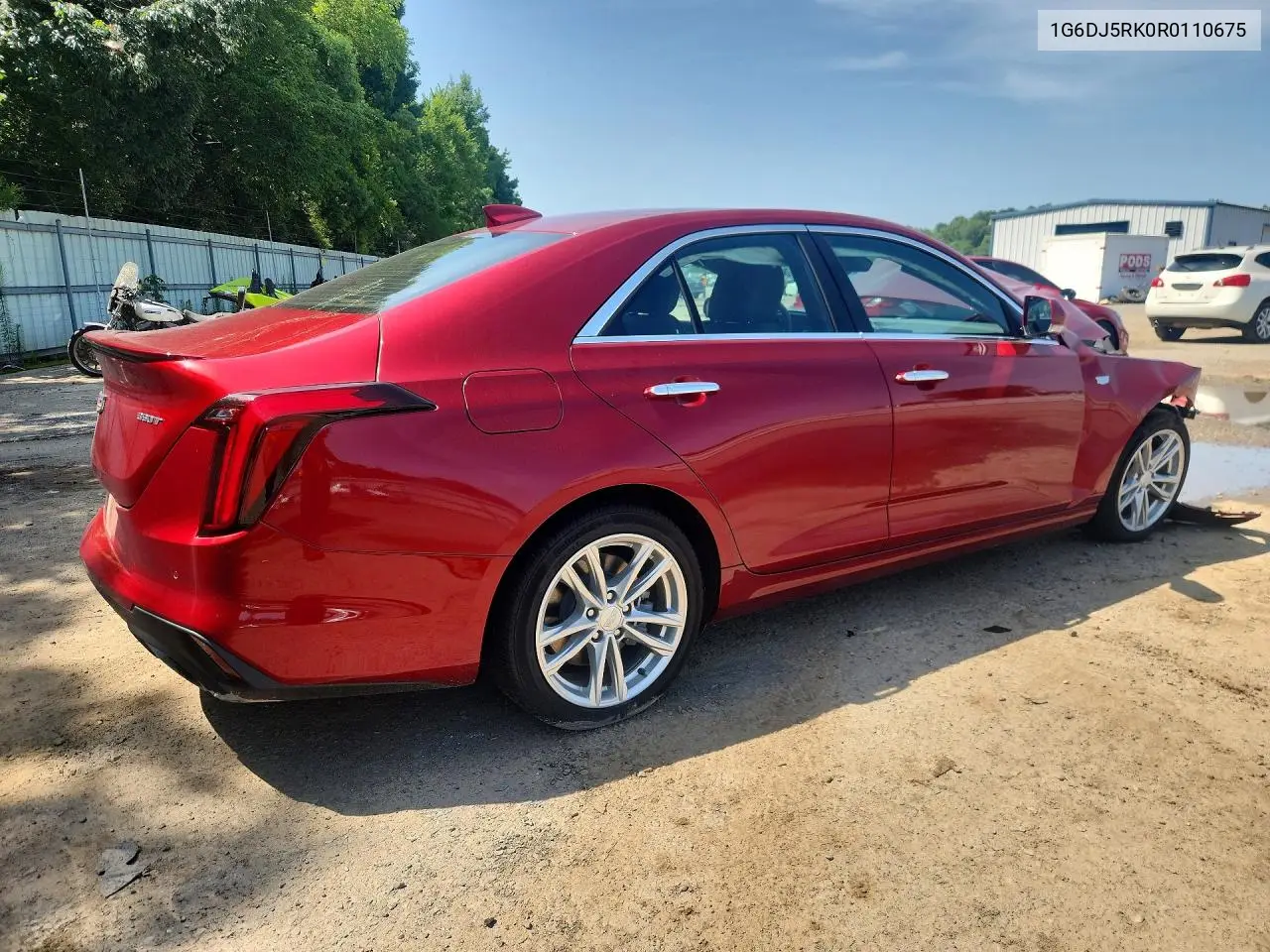 2024 Cadillac Ct4 Luxury + VIN: 1G6DJ5RK0R0110675 Lot: 58347846